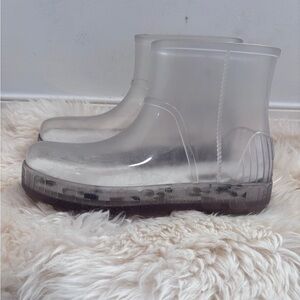 UGG Clear Translucent Short Rain Boots